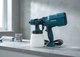 Фарбопульт Makita AH550L 650 Вт електричний краскопульт розпилювач фарби 220 В з вбудованим компресором баком 800 мл продуктивністю 550 мл хв трьома соплами 2 2.5 3 мм регулюванням подачі матеріалу ширини факела в’язкість 60 DIN для фарбування - зображення 4