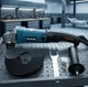 Болгарка Makita GA6020C 1100 Вт угловая шлифовальная машина 125 мм УШМ сетевая 220 В 3000 11000 об мин с регулировкой скорости шпинделем M14 муфтой SJS блокировкой защитой от повторного включения для резки зачистки шлифовки металла пластика камня - изображение 6