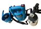 Краскопульт Makita AH1000L 1000 Вт электрический пневматический распылитель краски 220 В бак 0.9 л производительность 0.55 л мин сопло 2.5 мм вязкость 80 DIN с регулировкой подачи материала ширины факела компрессором шлангом для покраски лакировки бытовых - изображение 8