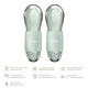 Набір масажерів для очей та обличчя GESKE Cool & Warm Duo Eye Massager 7 в 1 кріосфери з боросилікатного скла для охолодження та нагрівання шкіри зменшення набряків і темних кіл Зелений - изображение 2