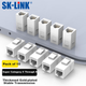 Соединитель SK-LINK RJ-45 - RJ-45 UTP Cat 5e 10 шт. Белый (SK-RJDT5WT-10pc) - изображение 2