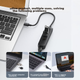 Мережевий адаптер Ugreen 20984 / USB / Ethernet 10/100 Мбіт/с / Black - зображення 2