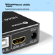 KVM-перемикач Biaze KVM08 2-портовий HDMI 4K 60 Гц (100013958899) - зображення 3