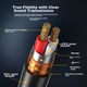 Аудиокабель ZHENWEI Jack 6.3 мм — 2 RCA для усилителя и микшера, 3 м - изображение 4