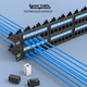 Патч-панель SK-LINK 19" 2U 48 портів Cat 6 UTP у зборі з організатором кабелю (SK-P600M) - зображення 4