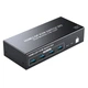 KVM-перемикач Shengwei DHDP202G 2-портовий HDMI-DisplayPort 4K 60 Гц - зображення 1