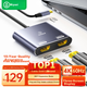 Док-станция BIAZE Type-C для двух экранов 4K 60 Гц Серый (XL-ZH156-2) - изображение 2