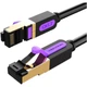 Патч-корд 3 м, S/FTP cat 7 RJ-45 black Vention (ICDBI) - зображення 1
