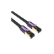 Патч-корд 15м, UTP cat 7 RJ-45 flat black Vention (ICABN) - изображение 2