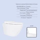 Готовое решение Qtap для ванной комнаты: подвесной унитаз Robin ML Ultra Quiet 520x365x365 + комплект инсталляции Standard (линейная кнопка Black) - изображение 3