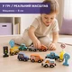 Деревянные магнитные машинки — набор из 10 шт. с 4 дорожными знаками WToys 49325, от 18 месяцев - изображение 7