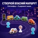 Деревянные магнитные машинки — набор из 10 шт. с 4 дорожными знаками WToys 49325, от 18 месяцев - изображение 8