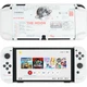 Чехол Jixiang для Nintendo Switch OLED защитный жесткий с подставкой White - изображение 3