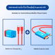 Док-кабель Jemdo для Nintendo Switch Red/Blue - изображение 7