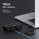 KVM-перемикач Haibeisi 2-в-1 2-портовий USB Type-C–HDMI 4K/120 Гц Чорний - зображення 6