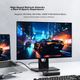KVM-перемикач Haibeisi 2-в-1 2-портовий USB Type-C–HDMI 4K/120 Гц Чорний - зображення 7
