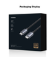 Кабель UGREEN DisplayPort 2.1 80G 16K і 4K 240 Гц, 1 м - зображення 11