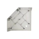 Lidz Душевой поддон DOZORCA SC90x90.LOW, низкий, пятиугольный, акриловый + ножки, диаметр слива 50 мм - изображение 4