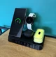Безпровідна зарядка для Samsung S-series Galaxy Watch Buds 30w 5 в 1 Samsung S37 Часи, Нічник, Будильник, Док станція, Бездротова зарядка - зображення 1
