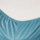 Простирадло на резинці по периметру MirSon Satin Light Pro 10-008 Blue 200x220+25 см (2200010172706) - зображення 2