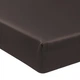 Простирадло на резинці по периметру MirSon Satin Light Pro 10-010 Brown 180x190+25 см (2200010173673) - зображення 1