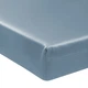 Простирадло на гумці MirSon Satin Light Pro 10-019 Gray-blue 180х190 + 25 см (2200011024486) - зображення 1