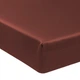 Простирадло на гумці MirSon Satin Light Pro 10-021 Brick red 160х190 + 25 см (2200011025476) - зображення 1