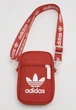 Сумка через плечо Adidas Originals Festival Monogram красного цвета. - изображение 5