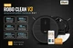 Робот пилосос iHunt Bro Robo Clean V3 , 2700 Па, автономність 120 хв + вологе прибирання, резервуар для води 260 мл, резервуар для сміття 300 мл, Чорний - зображення 7