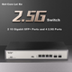 Коммутатор Netcore GS6 6-портовый управляемый 2.5G с оптическими портами SFP, VLAN - изображение 6