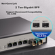 Коммутатор Netcore GS6 6-портовый управляемый 2.5G с оптическими портами SFP, VLAN - изображение 7