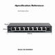 Коммутатор Ruijie RG-ES208GC, управляемый, 8 портов, гигабитный - изображение 6