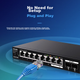 Коммутатор Tenda 8-портовый 2.5G + 2 SFP+ гигабитный, SE2010X - изображение 6
