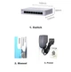 Коммутатор CISCO, гигабитный 8-портовый коммутатор, гигабитный корпоративный коммутатор CBS110-8T Ethernet. - изображение 8