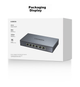 Коммутатор UGREEN PoE 4 порта + 6 Gigabit, для видеонаблюдения, 35371 - изображение 3