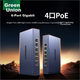 Коммутатор UGREEN PoE 4 порта + 6 Gigabit, для видеонаблюдения, 35371 - изображение 7