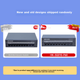 Коммутатор Hikvision PoE неуправляемый 10-портовый гигабитный металлический DS-XS10G-P - изображение 2