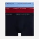 Набор трусов боксеров мужских хлопковых Tommy Hilfiger 09TQ036(Sea Spray) L 3 шт Голубой/Бордовый/Темный синий (198296935387) - изображение 1