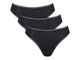 Трусики-слип набор 3 шт. для женщины Sloggi LYCRA® 10222558 40(M) Черный - изображение 1
