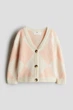 Кардиган вязаный для девочки H&M 1262852-004 110-116 см (4-6 years) Розовый - изображение 1