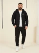 Флісовий чоловічий костюм (фліс полар) 1051, чорний, р.XL-2XL - зображення 1