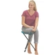 Стул складной Uquip Darcy 100 кг сталь 38х33 см голубой - изображение 2
