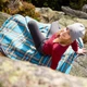 Коврик для пикника Uquip Scotty M складной Polyester 150x120 см голубой - изображение 15