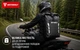 Моторюкзак водонепроникний Roll-Top Motowolf 25 л чорний (00163) - зображення 5