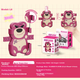 Держатель для телефона Dipuer Strawberry Bear для электровелосипеда, крепление для телефона для велоспорта, противоударный кронштейн для крепления телефона на мотоцикл, скутер или велосипед, в стиле руля. - изображение 9