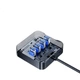 USB-концентратор SAMZHE, док-станция расширения с 4 портами высокой скорости 3.0, удлинительный кабель-конвертер для ноутбука, длина кабеля 0,5 метра (HUB04). - изображение 2