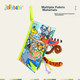 Развивающая игрушка-книжка Jollybaby из ткани для малышей от 0 до 6 месяцев, жевательная, рвущаяся, моющаяся, с изображением хвоста животного из джунглей. - изображение 9