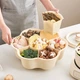Тарілка для гарніру MAXCOOK, кошик для зливання води, кошик для миття овочів, обертовий гарячий горщик, миска для гарніру, композитна тарілка, пластикова миска, ситечко, кошик для овочів MCWA7871 - изображение 8