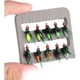 Гачок для мушки Xionghuo Lure Mush Bait, розмір 16 Micro Toxin Mosquito Artificial Bait, набір біонічних штучних приманок Baotiao Carp and Snakehead Bionic - зображення 1