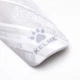 Защитные щитки для голени KELME для футбола, для соревнований и тренировок, с амортизирующими утолщенными вставками, профессиональная защитная экипировка, белые и серые, размер M. - изображение 6
